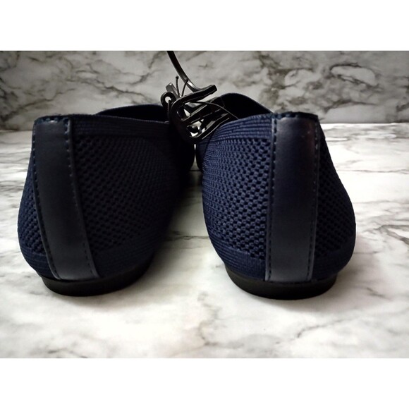 NWT Time and Tru Navy Blue Knit Loafers Size 11 - Picture 4 of 9
